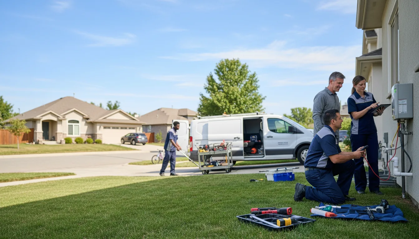 Tankless water heater service in Walnut Springs, TX